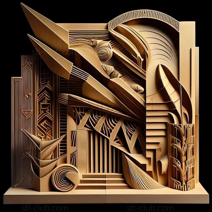 3D мадэль Peter Behrens (STL)